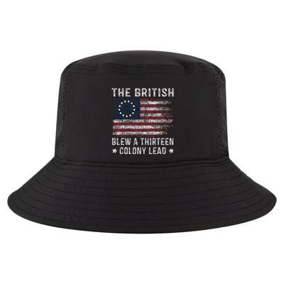 The British Blew A 13 Colony Lead Cool Comfort Performance Bucket Hat
