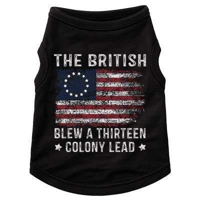 The British Blew A 13 Colony Lead Doggie Tank