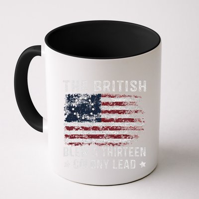 The British Blew A 13 Colony Lead Mug