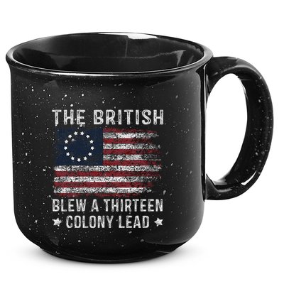 The British Blew A 13 Colony Lead 15oz Campfire Ceramic Mug