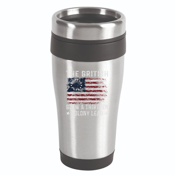The British Blew A 13 Colony Lead 16oz Travel Tumbler