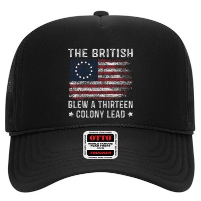 The British Blew A 13 Colony Lead Trucker Hat