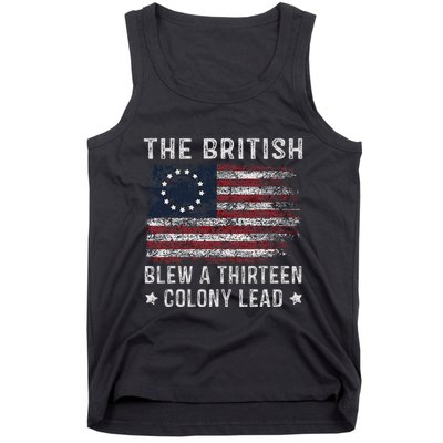 The British Blew A 13 Colony Lead Tank Top