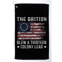 The British Blew A 13 Colony Lead Golf Towel