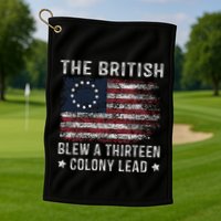 The British Blew A 13 Colony Lead Golf Towel