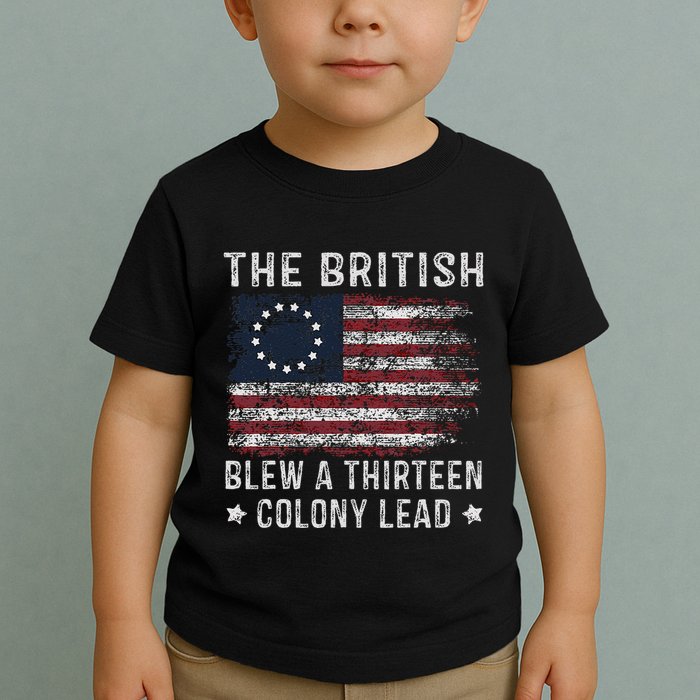 The British Blew A 13 Colony Lead Toddler T-Shirt