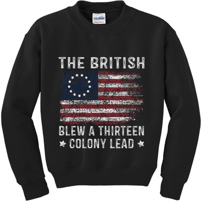 The British Blew A 13 Colony Lead Kids Sweatshirt