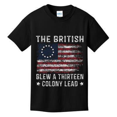 The British Blew A 13 Colony Lead Kids T-Shirt