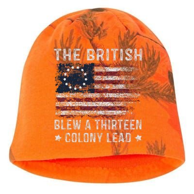 The British Blew A 13 Colony Lead Kati - Camo Knit Beanie