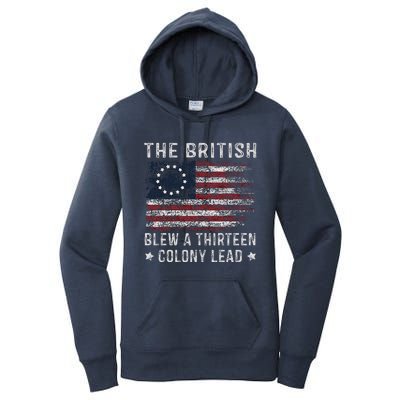 The British Blew A 13 Colony Lead Women's Pullover Hoodie