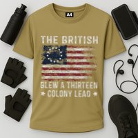 The British Blew A 13 Colony Lead Cooling Performance Crew T-Shirt