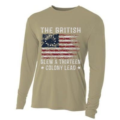 The British Blew A 13 Colony Lead Cooling Performance Long Sleeve Crew
