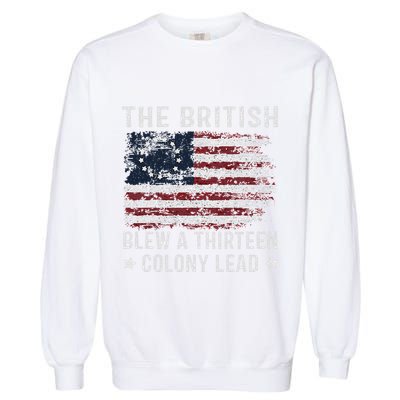 The British Blew A 13 Colony Lead Garment-Dyed Sweatshirt
