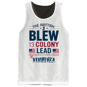 The British Blew A 13 Colony Lead A Thirteen Colony Lead Mesh Reversible Basketball Jersey Tank