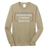 The British Blew A 13 Colony Lead Funny 4th Of July Funny Long Sleeve Shirt