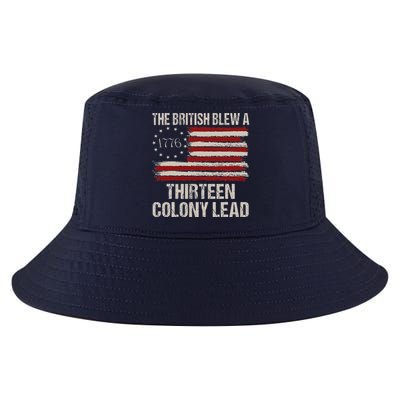 The British Blew A 13 Colony Lead Funny 4th Of July Funny Cool Comfort Performance Bucket Hat