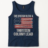 The British Blew A 13 Colony Lead Funny 4th Of July Funny Tank Top