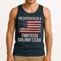 The British Blew A 13 Colony Lead Funny 4th Of July Funny Tank Top