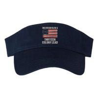The British Blew A 13 Colony Lead Funny 4th Of July Funny Visor