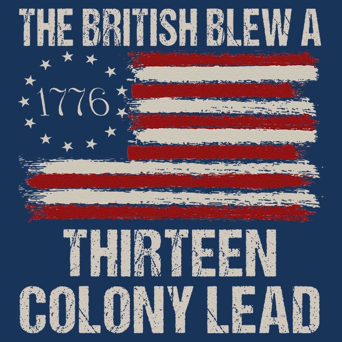 The British Blew A 13 Colony Lead Funny 4th Of July Funny Visor