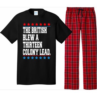 The British Blew A Thirteen Colony Lead 4th Of July Pajama Set