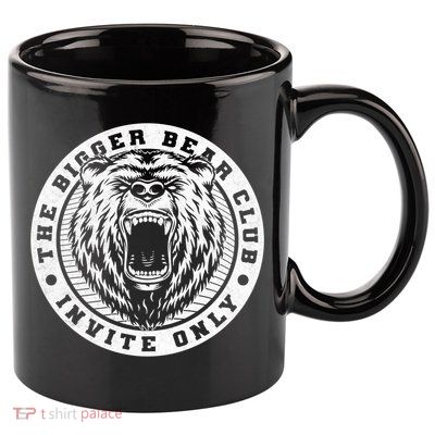 The Bigger Bear Club Mom Dad Nana Gift 11oz C Handle Ceramic Mug