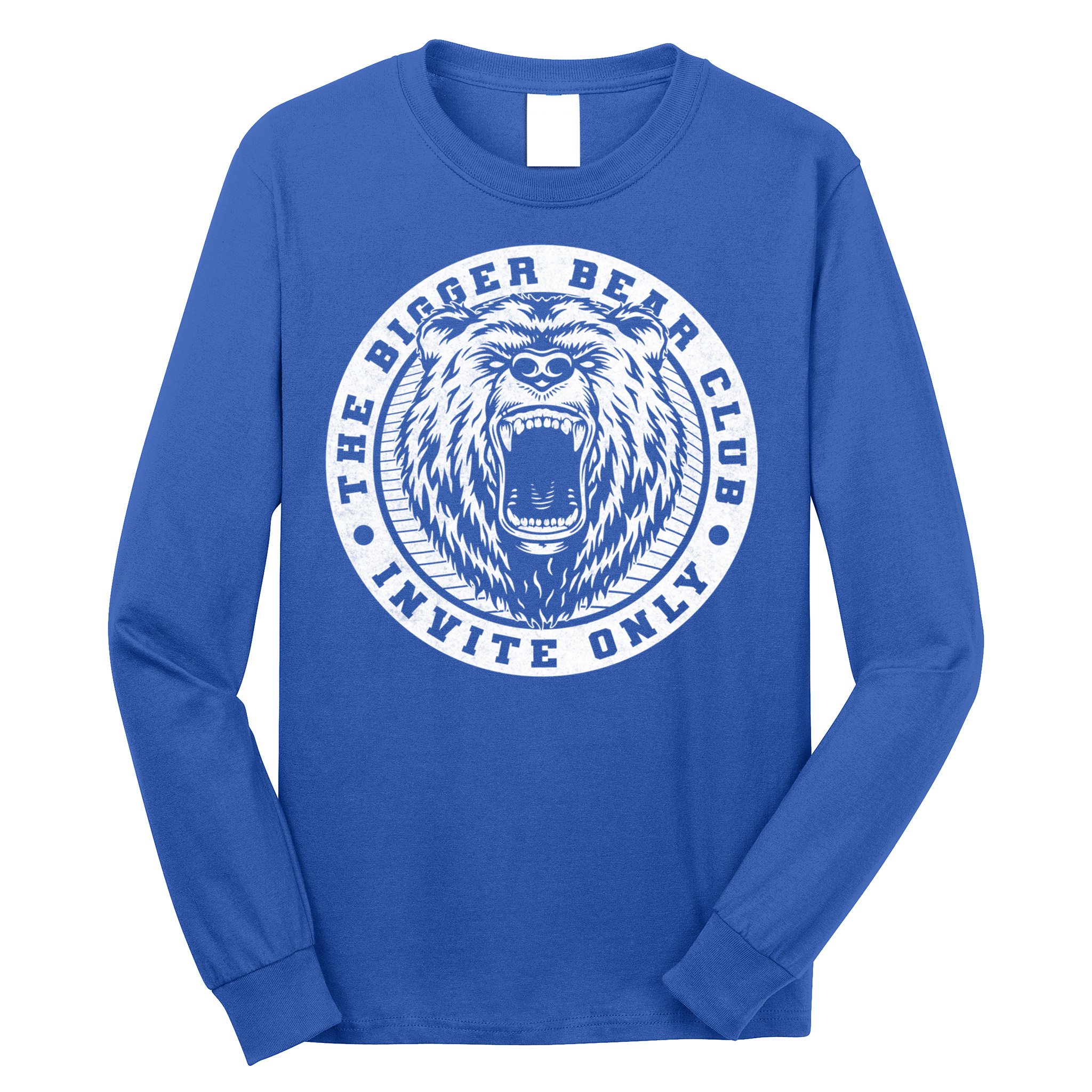 The Bigger Bear Club Mom Dad Nana Gift Long Sleeve Shirt