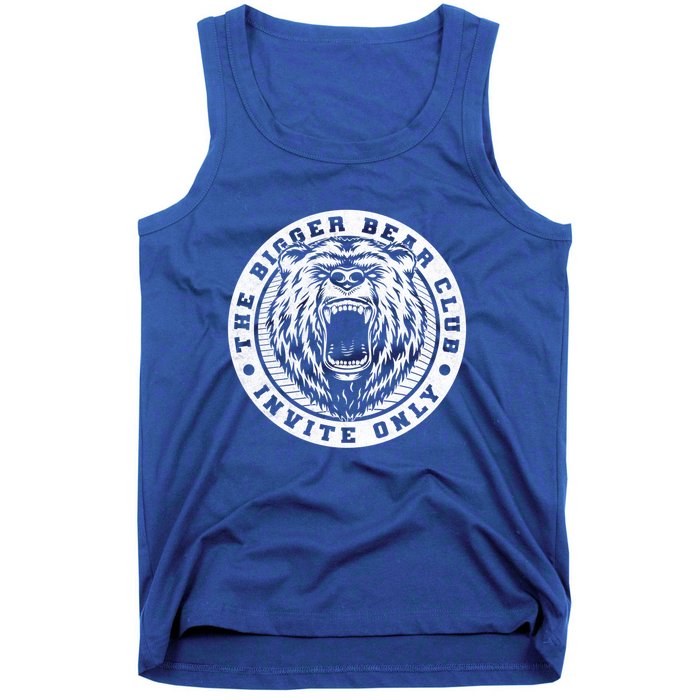 The Bigger Bear Club Mom Dad Nana Gift Tank Top