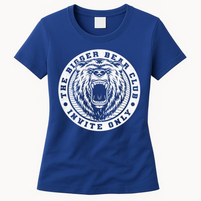 The Bigger Bear Club Mom Dad Nana Gift Womens T-Shirt