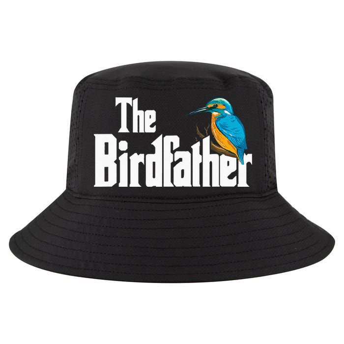 The Birdfather Bird Watching Funny Meme Birder Daddy Cool Comfort Performance Bucket Hat