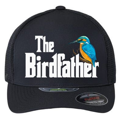 The Birdfather Bird Watching Funny Meme Birder Daddy Flexfit Unipanel Trucker Cap