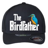 The Birdfather Bird Watching Funny Meme Birder Daddy Flexfit Unipanel Trucker Cap