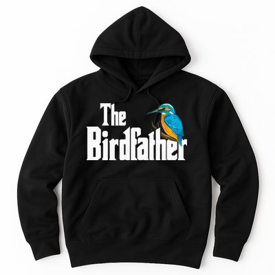 The Birdfather Bird Watching Funny Meme Birder Daddy Hoodie