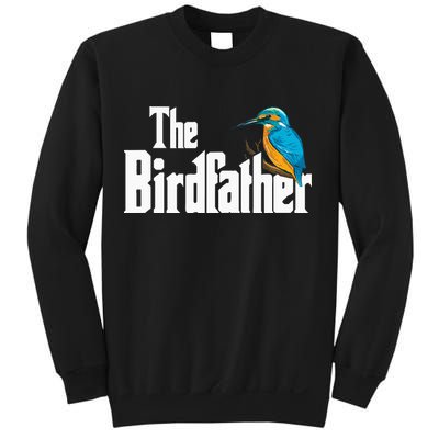 The Birdfather Bird Watching Funny Meme Birder Daddy Sweatshirt