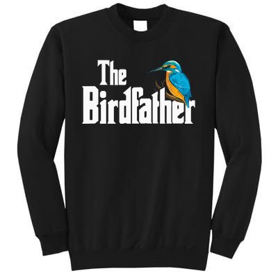 The Birdfather Bird Watching Funny Meme Birder Daddy Sweatshirt