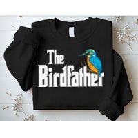 The Birdfather Bird Watching Funny Meme Birder Daddy Sweatshirt