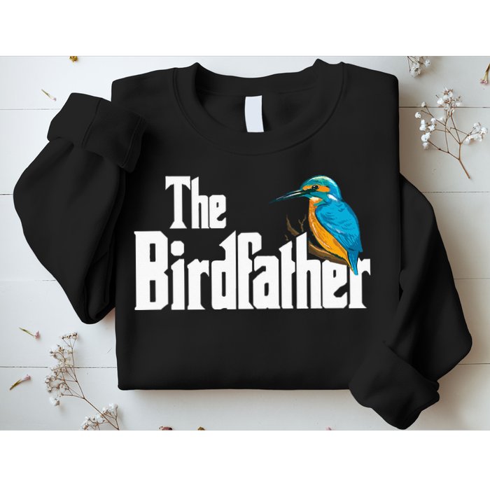The Birdfather Bird Watching Funny Meme Birder Daddy Sweatshirt