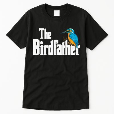 The Birdfather Bird Watching Funny Meme Birder Daddy Tall T-Shirt