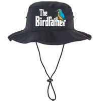 The Birdfather Bird Watching Funny Meme Birder Daddy Bucket Hat