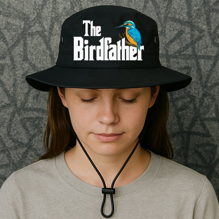 The Birdfather Bird Watching Funny Meme Birder Daddy Bucket Hat