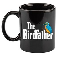 The Birdfather Bird Watching Funny Meme Birder Daddy 11oz C Handle Ceramic Mug