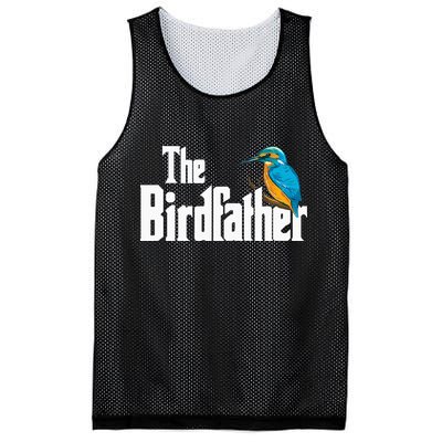 The Birdfather Bird Watching Funny Meme Birder Daddy Mesh Reversible Basketball Jersey Tank