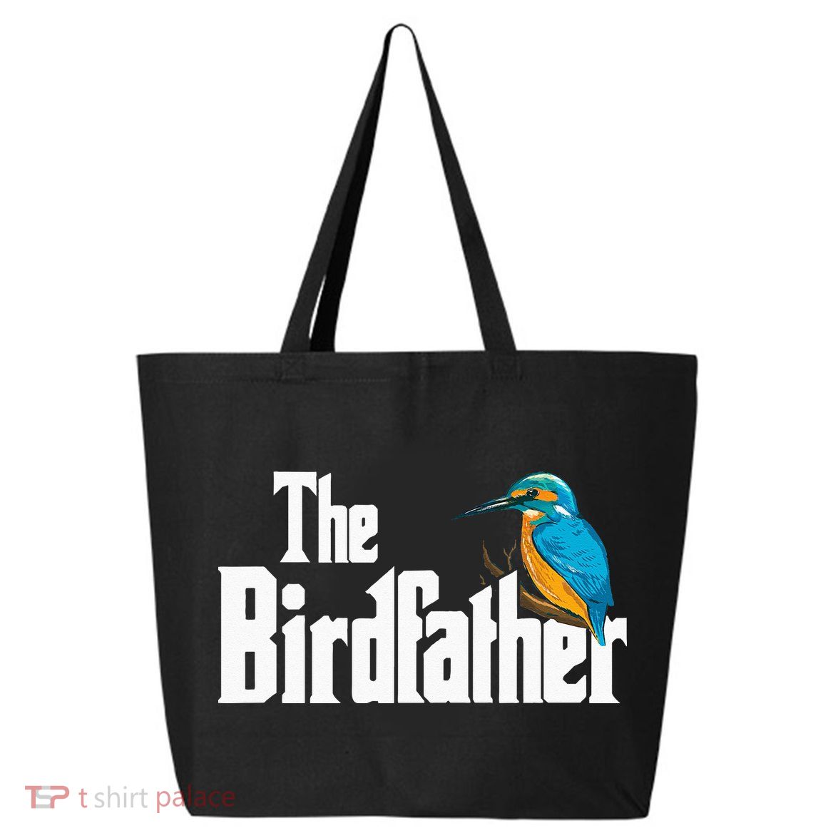 The Birdfather Bird Watching Funny Meme Birder Daddy 25L Jumbo Tote