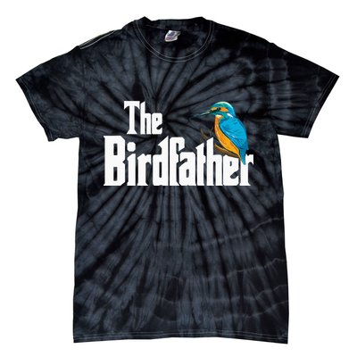 The Birdfather Bird Watching Funny Meme Birder Daddy Tie-Dye T-Shirt