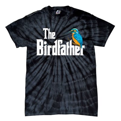 The Birdfather Bird Watching Funny Meme Birder Daddy Tie-Dye T-Shirt