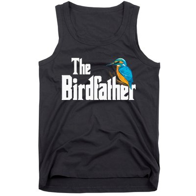 The Birdfather Bird Watching Funny Meme Birder Daddy Tank Top