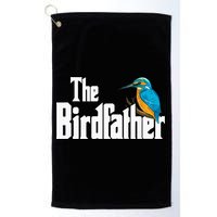 The Birdfather Bird Watching Funny Meme Birder Daddy Golf Towel