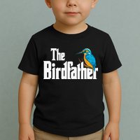 The Birdfather Bird Watching Funny Meme Birder Daddy Toddler T-Shirt