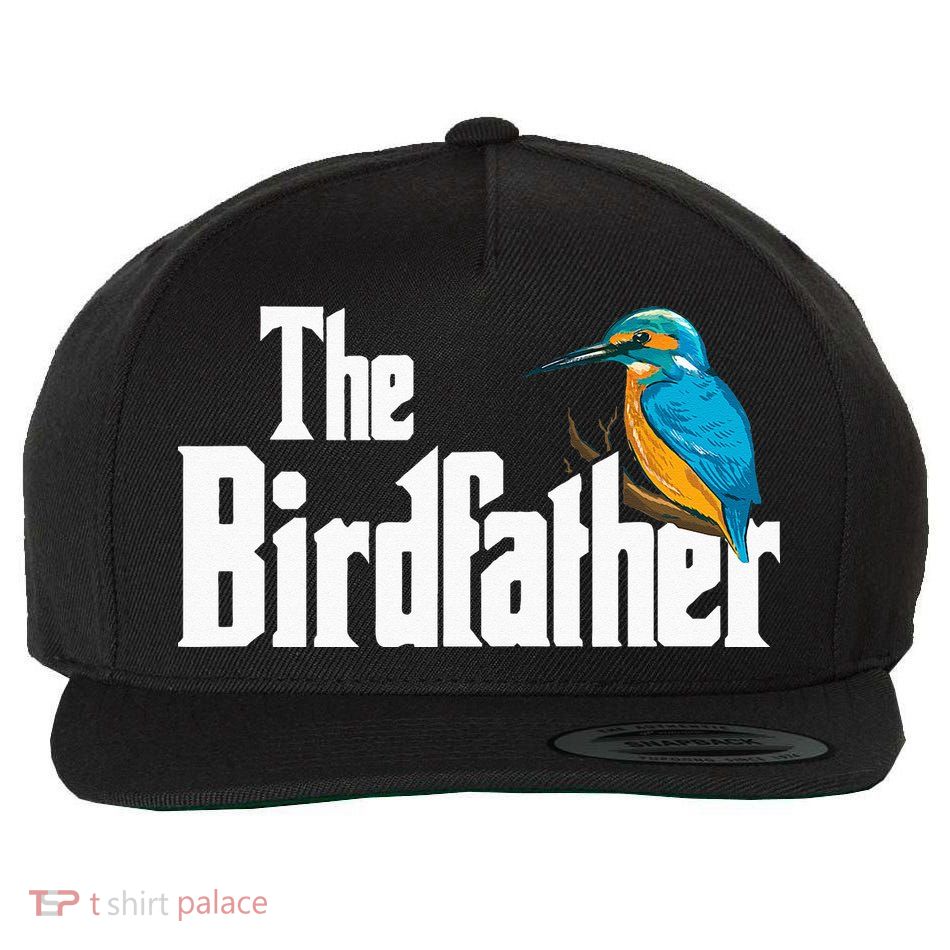 The Birdfather Bird Watching Funny Meme Birder Daddy Wool Snapback Cap
