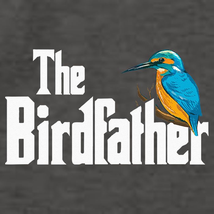 The Birdfather Bird Watching Funny Meme Birder Daddy Vector Backpack